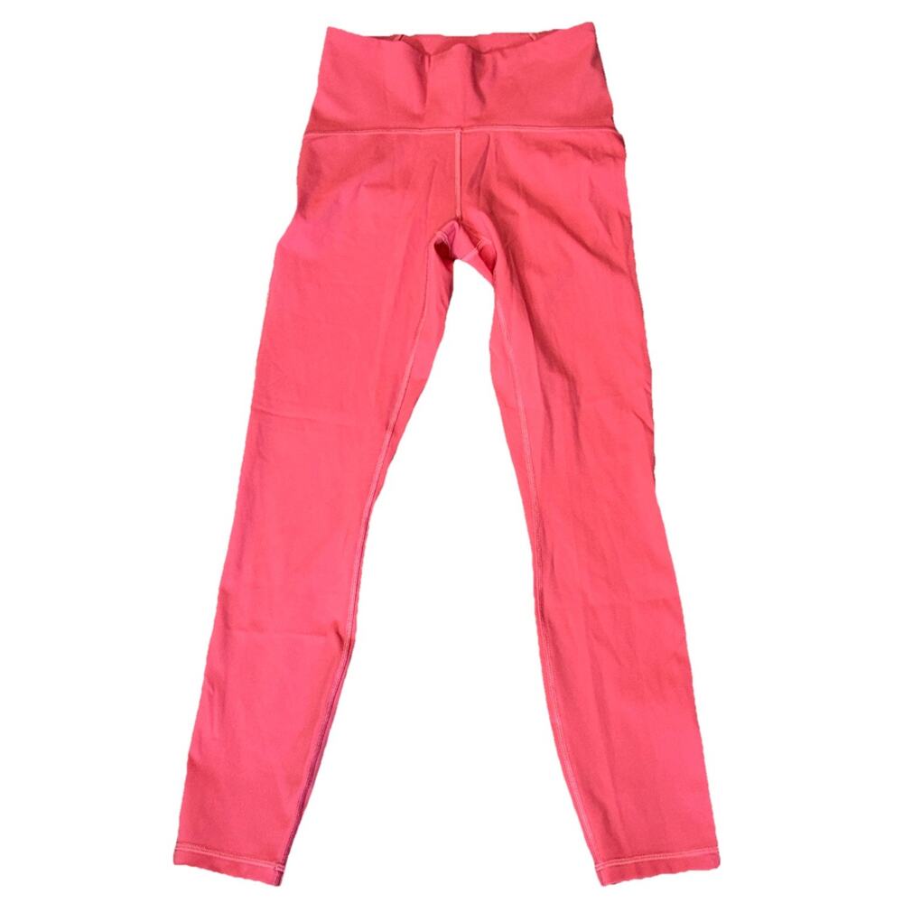 Lululemon Athletica Women's Align Mid-Rise Tights Coral Size 4